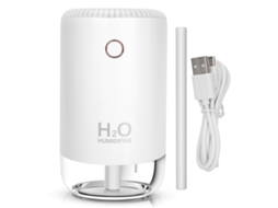 Umidificador Led Mini Portátil Usb (alimentado Por Usb Com Função De Luz Noturna)