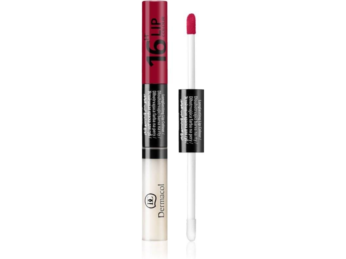Batom Líquido DERMACOL 16H Lip Colour Biphasic Lasting Color And