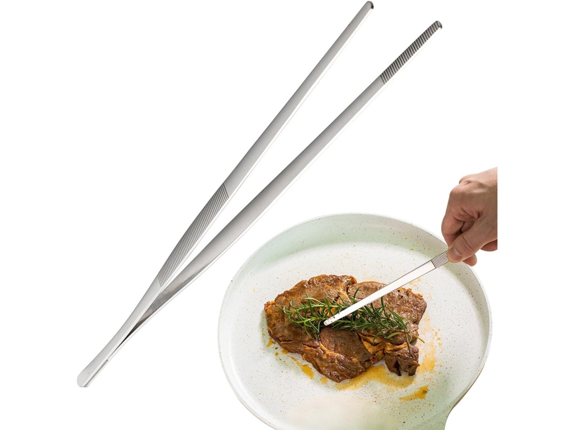Pinças Para Churrasco, Pinças De Servir Na Cozinha, Pinças Antiderrapantes Para Bife, Peixe, Salada, Massa, Carne E