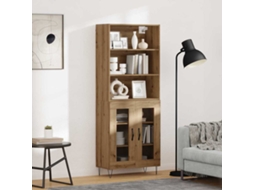 Vidaxl Buffê 2 Pcs Carvalho Artesanal 69,5 X 34 X 180 Cm