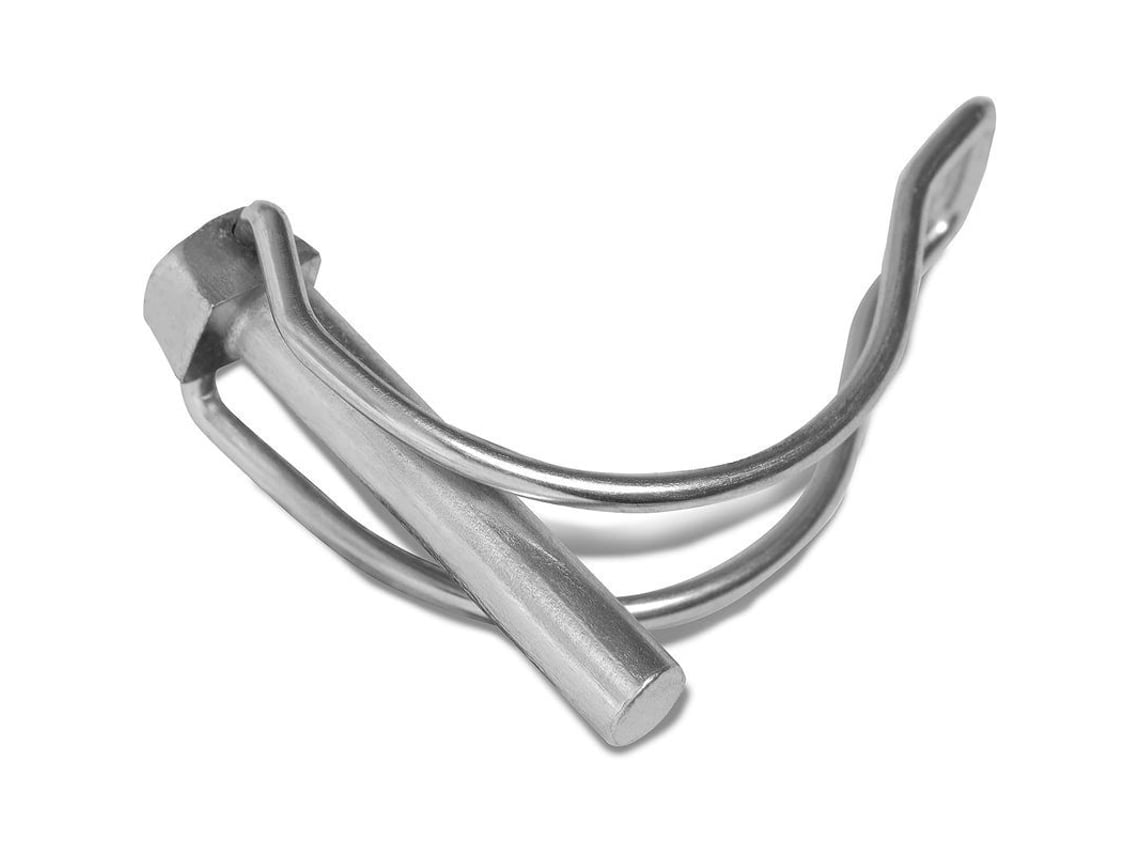 10 Pinos Dobráveis 8.0mm X 45mm Para Tubos Ø 40mm Aço Galvanizado Reutilizáveis Dst