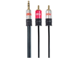 Cabo de Áudio DCU (Jack 3.5mm - RCA - 3 m - Preto)