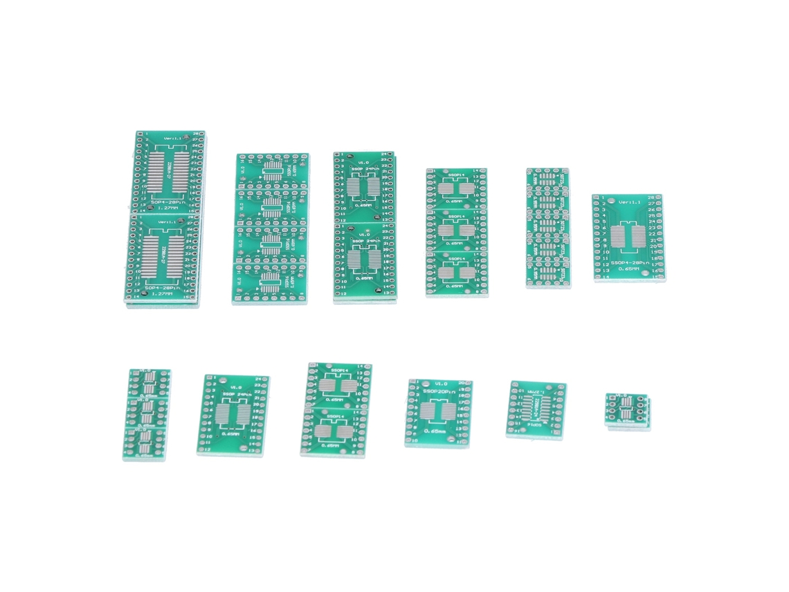 Placa Adaptadora Smt Para Dip Placa De Prototipagem 35pcs