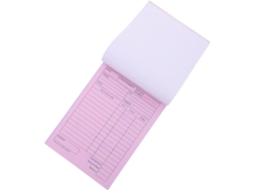 Galpada Carnet De Reçus De Commande 2 Partes Em Papel Branco Duplicação Automática Portátil E Prática Para