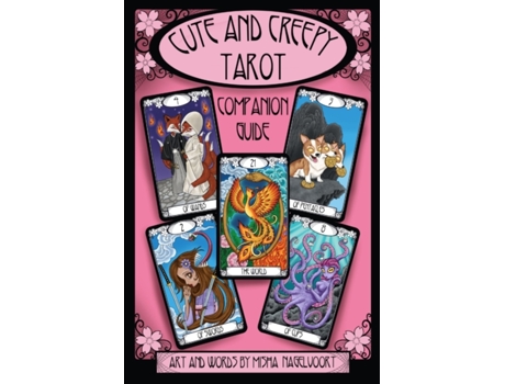 Livro Cute and Creepy Tarot Companion Guidebook Misha Nagelvoort (Inglês)