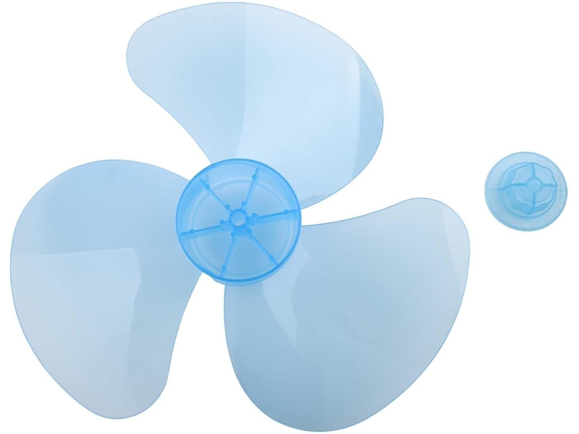 Ventilador De Plástico 12 Polegadas Para Mesa, Parede E Bancada, Com Design Em Formato Trevo Três