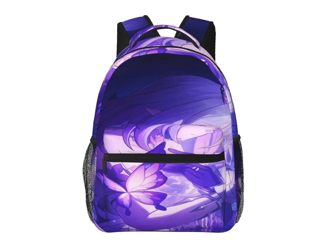Mochila Estudantil J60 Genshin Impact, Durável E Leve, Com Alça De Ombro Impermeável E Respirável. Olysi Shop