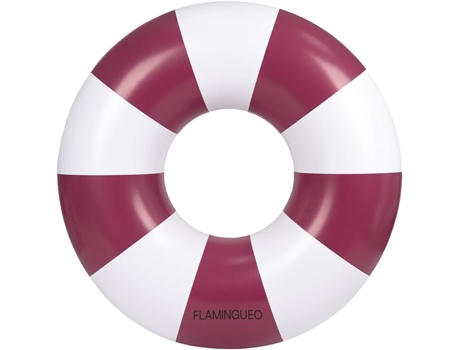 Colchão de piscina gigante de PVC granada com flutuador bicolor