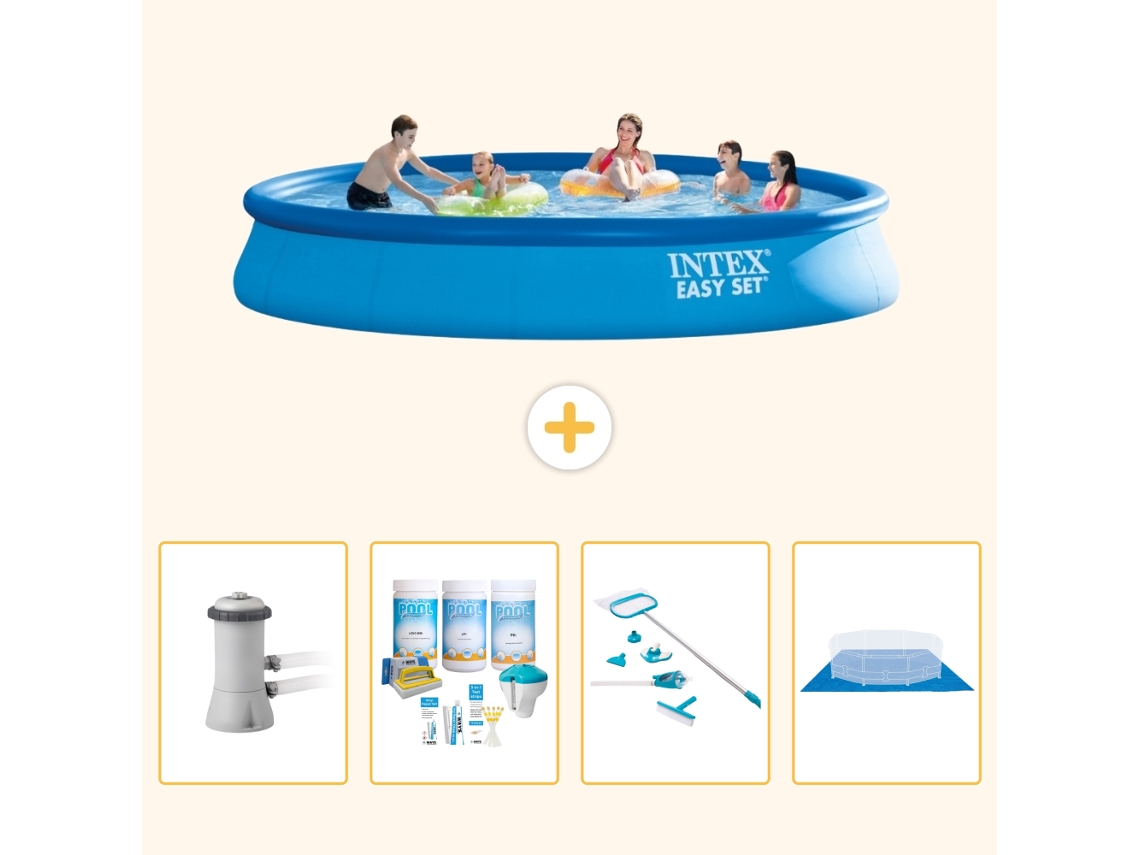 Intex Piscina Easy Set Redonda - 457x84 Cm - 5-peças S20948