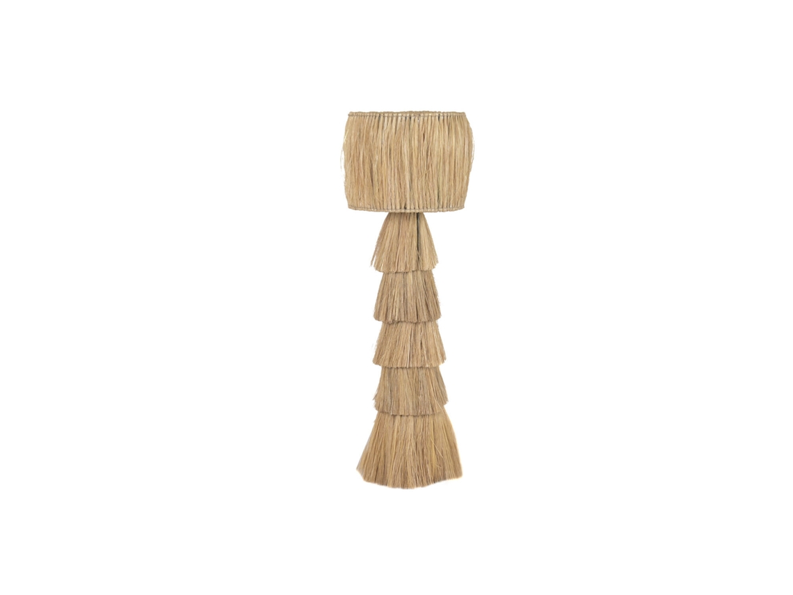 Luminária de Chão em Fibra Natural 40x40x132cm ALEXANDRA HOUSE LIVING