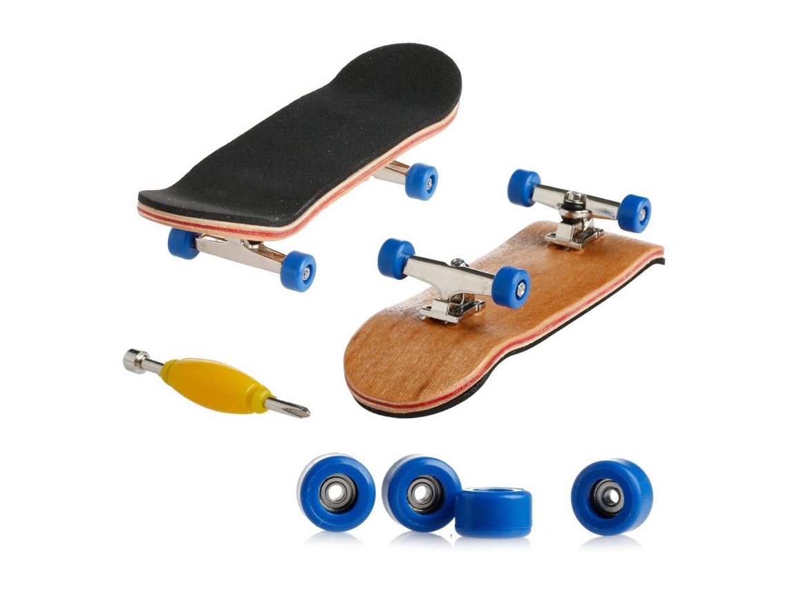 Mali mini Fingerboard Profissional Montagem Diy Madeira Maple Brinquedo Presente Natal para Crianças