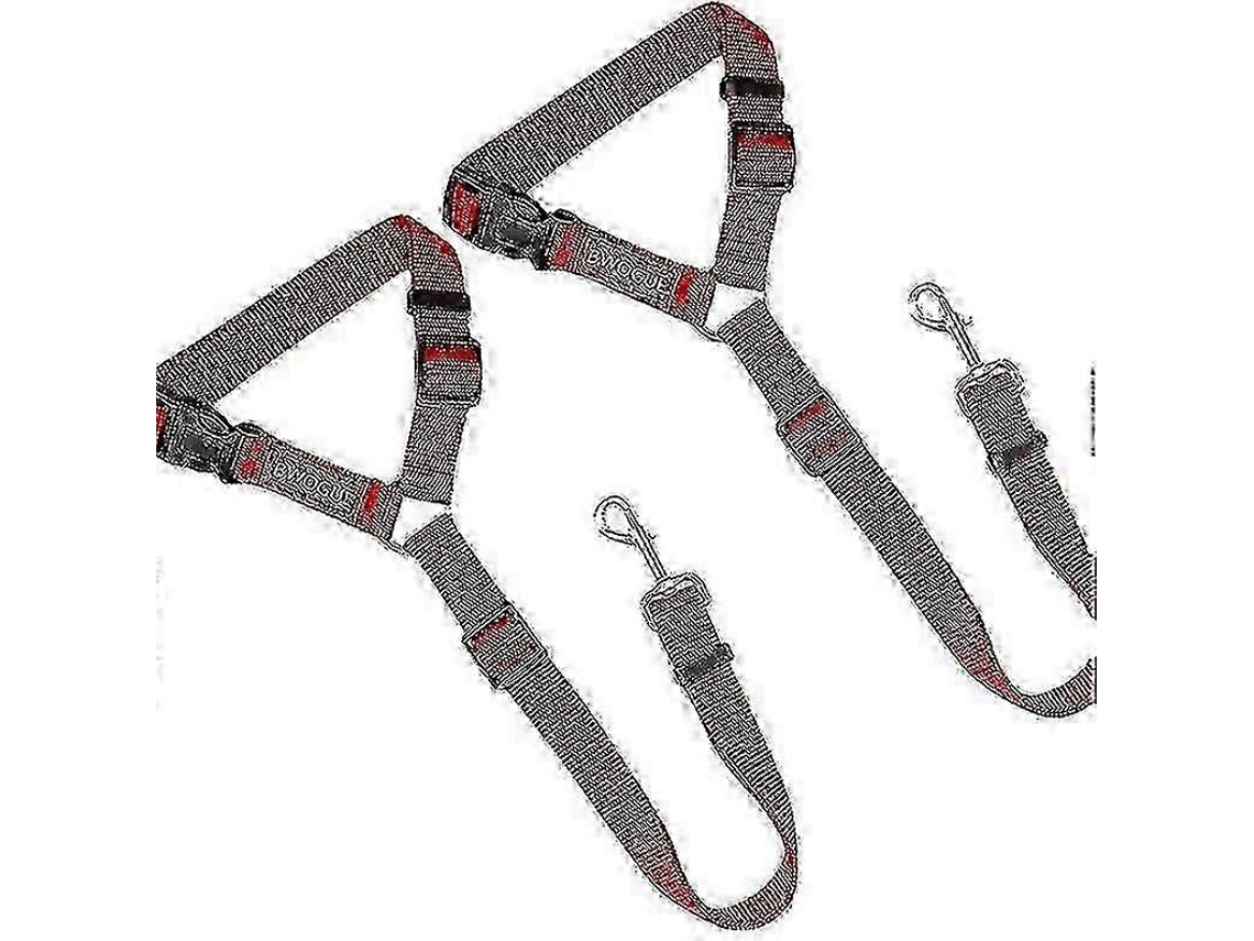 Cinto de Segurança Ajustável para Cães em Carro com Protetor Elástico, Animais Estimação, Arnês Cães. GOKOCO