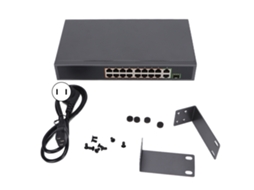Switch Poe LAXISCREED 16 Fast 2 Gigabit Ethernet