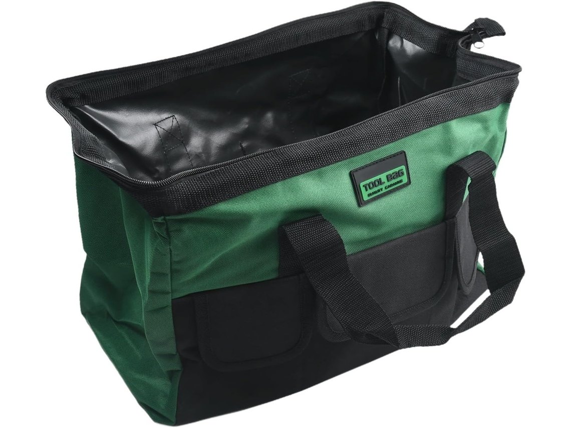 Bolsa Para Ferramentas De Eletricista Resistente, 48cm 19 Polegadas, Tecido Oxford, Portátil, Com Vários Bolsos