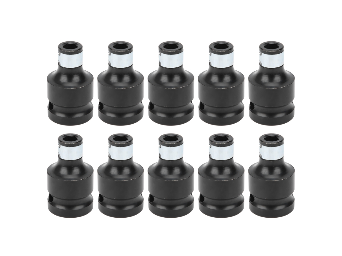 10 Peças Adaptador De Plugue De Cabeça Quadrada 1/2 Polegada Para Ponta Hexagonal 1/4 Polegada Conector De Conversão Para Ferramentas Elétricas