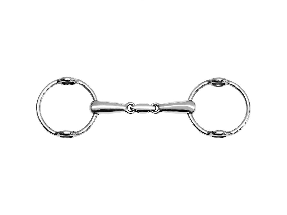 Snaffle Oco Anatômico 21 Mm Prateado 135 Mmfeeling
