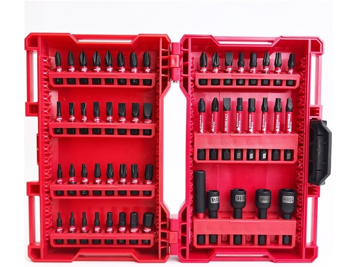 Conjunto De 53 Pontas Magnéticas Para Chave De Fenda Com Fenda E Hexagonais.