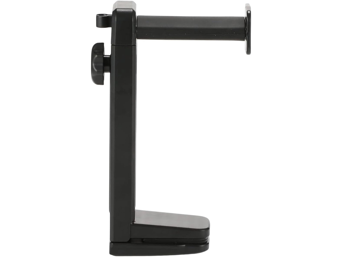 Lurelia Base De Secretária Para Auscultadores, Suporte Organizador, Giratório, Metal, Preto