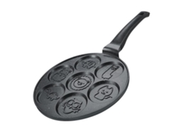 Frigideira Para Crepes E Panquecas Herzberg Hgcp267anl 26 Cm Revestimento Em Mármore 7 Motivos De Animais