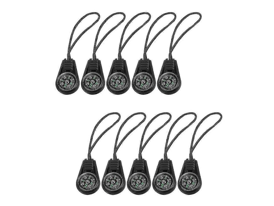 Kit Com 10 Bússolas De Sobrevivência Em Miniatura