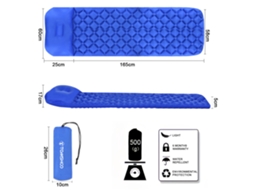 Colchão Inflável Ultraleve para Camping com Travesseiro