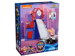 Patrulha Pata O Poderoso Filme Mini Torre de Vigia Playset Com Mighty Pups Skye Toy Car E Marshall Toy Figure, Brinquedo Infantil Spin Master