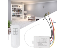 Laxiscreed Interruptor De Luz Sem Fios Com Comando Remoto Para Parede, Três Vias, 220v