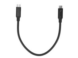 Mali cabo de Dados Usb c 40gbps 100w de Alta Velocidade 0.3m Compatível com Thunderbolt3 Dell Xps13 Macbook Pro