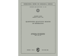 Livro Quantitative-qualitative Measure Of Information De Guiseppe Longo (inglês)