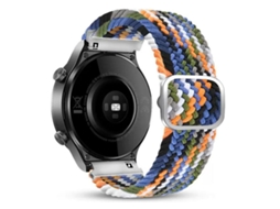 Bracelete para Samsung Galaxy Watch 7/6/5/4 Nylon Trançado Eight Buckle Denim XIAOMOYU