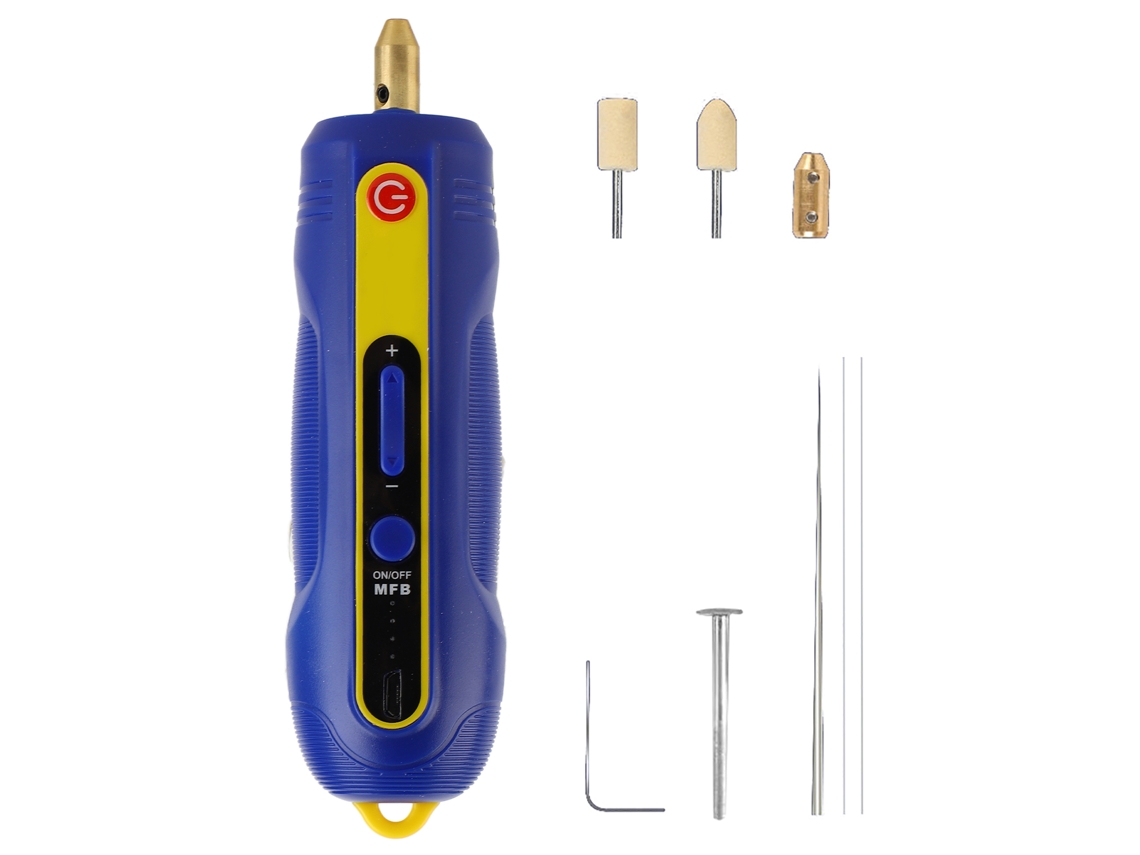 Ferramenta Eléctrica Profissional De Remoção De Cola Para Celulares Oca Conectada Por Usb Azul