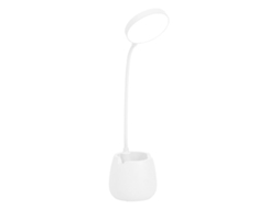 Lurelia Candeeiro Led De Mesa Com Suporte 2 Em 1 Recarregável 5 Níveis Pescoço De Ganso