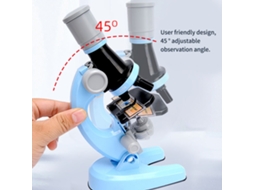 Kit De Microscópio Científico 100x/400x/1200x Com Lâminas De Presente Stem Educativo Para Estudantes Iniciantes