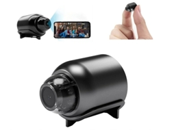 Câmera Bestvite Mini X5 1080p HD Wi-Fi com visão noturna preta