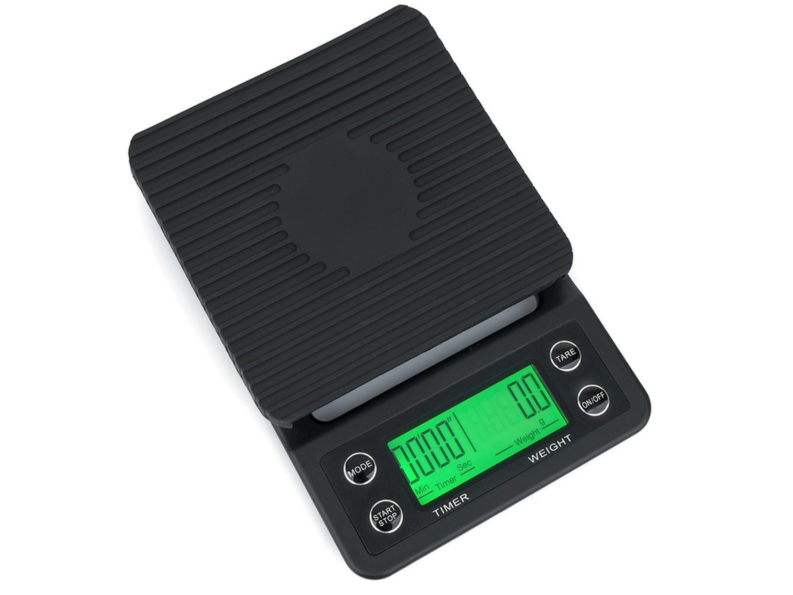 Balança Eletrônica Com Temporizador Para Preparo De Café, 3kg/0,1g 5kg/0,1g, Para Cafeteiras De Filtro, Portátil, Para Cozinha, Co Aquaforge