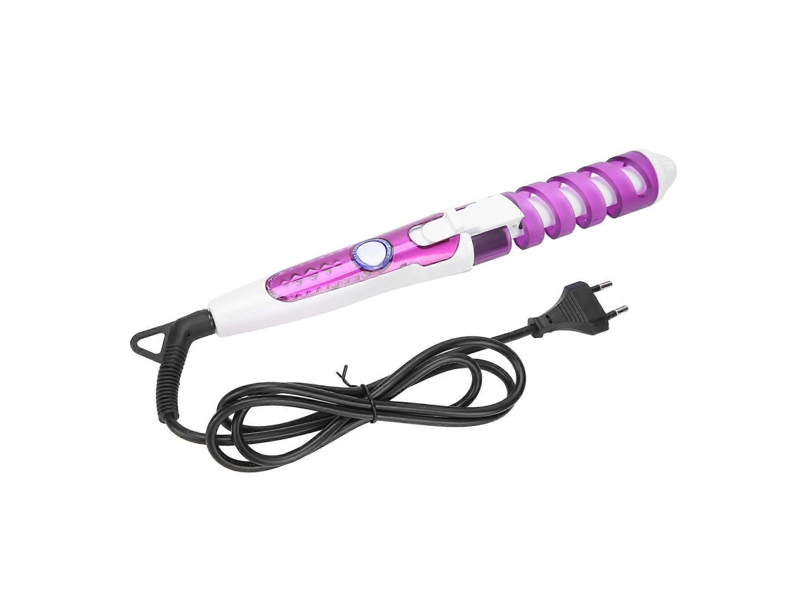 Mini Modelador De Cachos Espiral Portátil Anti-queimadura Para Cabelos Ondulados, 110v/240v, Roxo (plugue Ue) Ymmr)-aquaforge