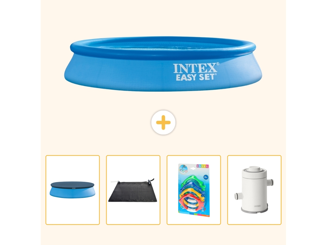 Intex Piscina Easy Set Redonda - 305x61 Cm - 5-peças S118