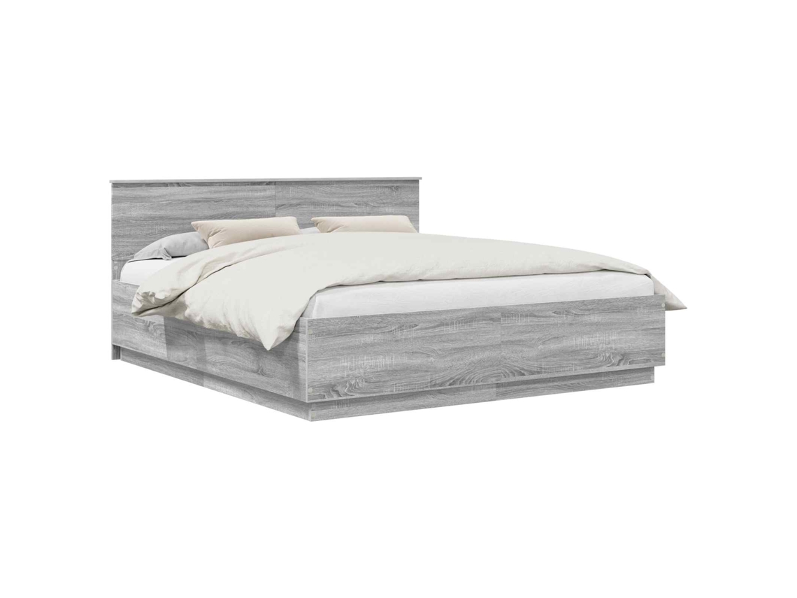 Estrutura de Cama MAISON EXCLUSIVE 200 X 200 Cm Sonoma cinzento