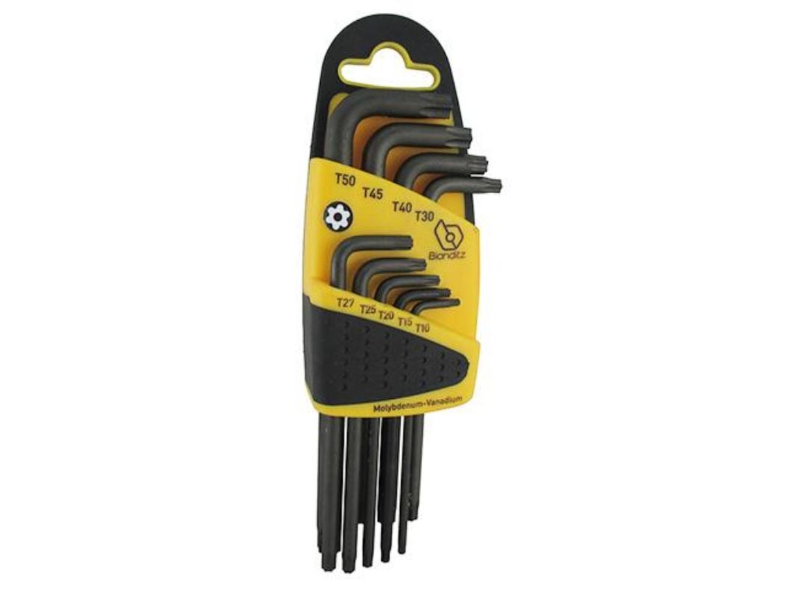 Llaves torx acodada t10-t50 juego-9