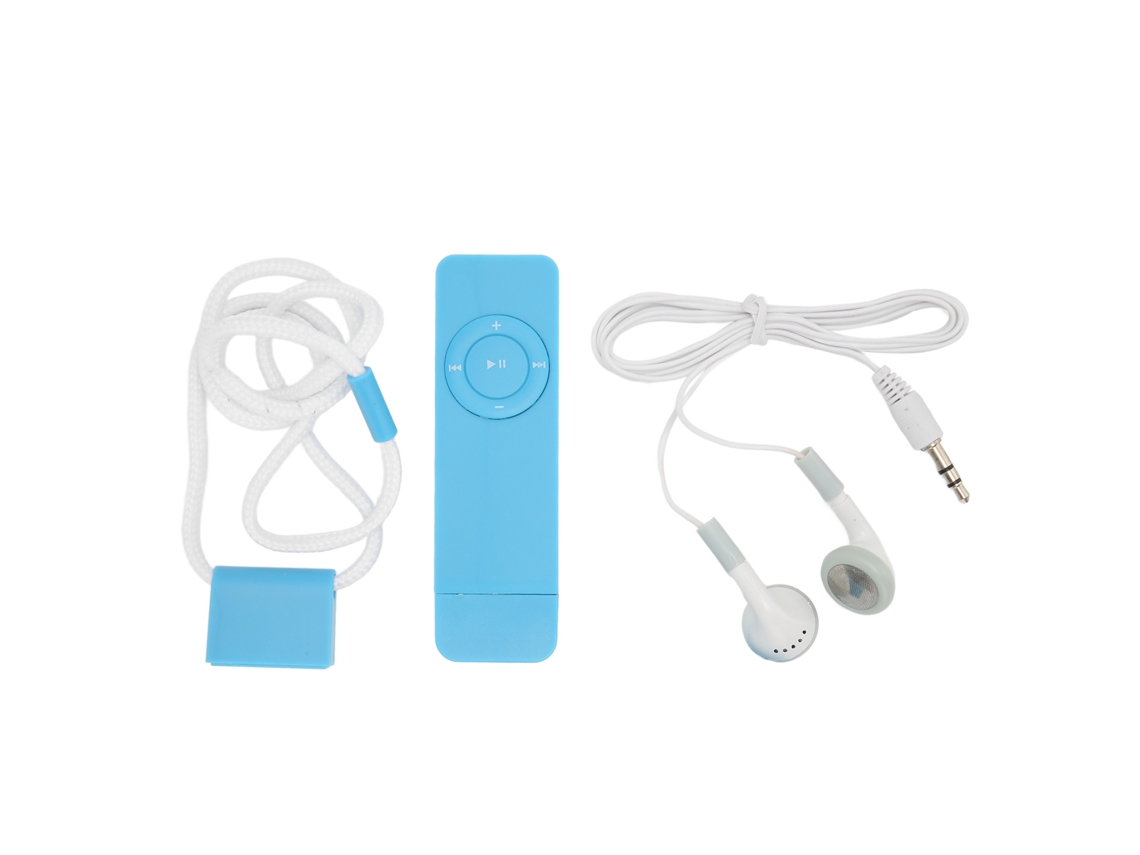 Reprodutor Mp3 LAXISCREED Bateria Interna 64gb Azul