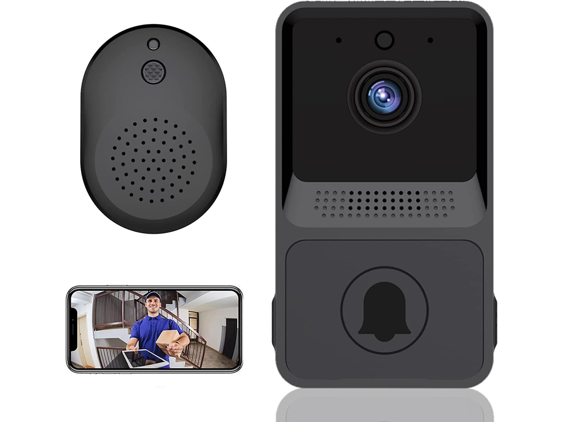 Lurelia Videoporteiro Inteligente, Hd, Wi-fi, Visão Noturna, Sem Fios, Uso Residencial