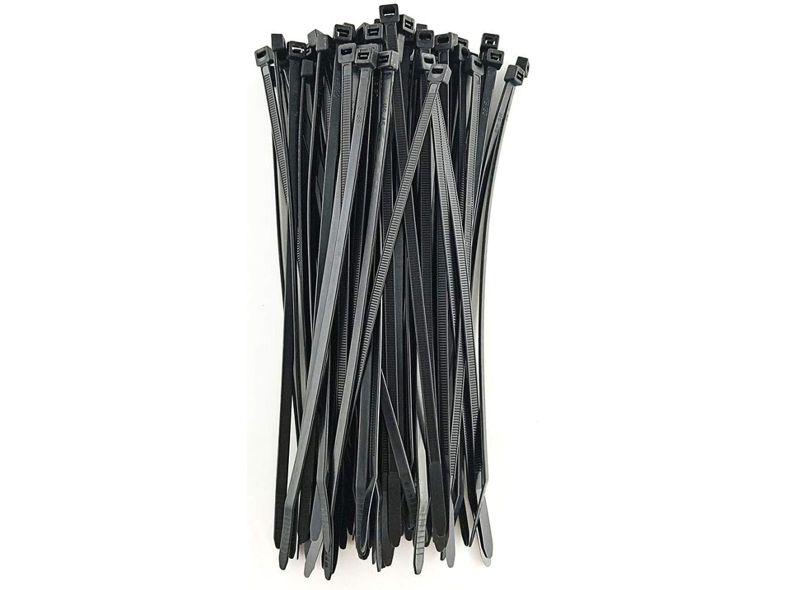 EIOORORRIY Abraçadeiras Zip Lock De 14 Polegadas, Tiras De Nylon Resistentes A Uv E Resistentes A Altas Temperaturas, Pretas, Com Autotravamento Para Gerenciamen