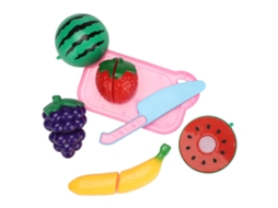 Mali brinquedo de Corte de Frutas para Crianças Conjunto de Cozinha Simulação Plástico Versão Morango