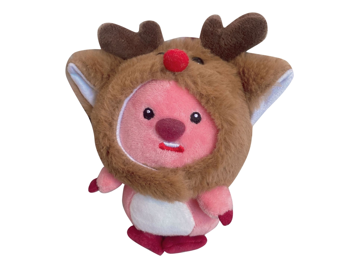 Primerox brinquedo de Pelúcia Fofa Macia Boneca de Pelúcia Stuffed para Quarto Carro Bolsa Chaveiro Cabeça de Elco