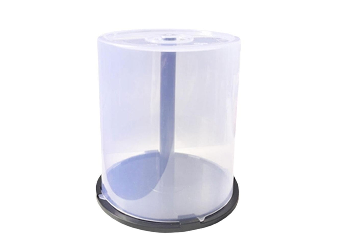 Elysve Barril Vacío Para Cd E Dvd, De Plástico, Com Capacidad Para 100 Discos.