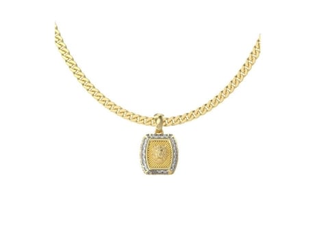 Colar Banhado A Ouro Com Pingente De Leão Lion King Jumn05008jwygt/u Guess