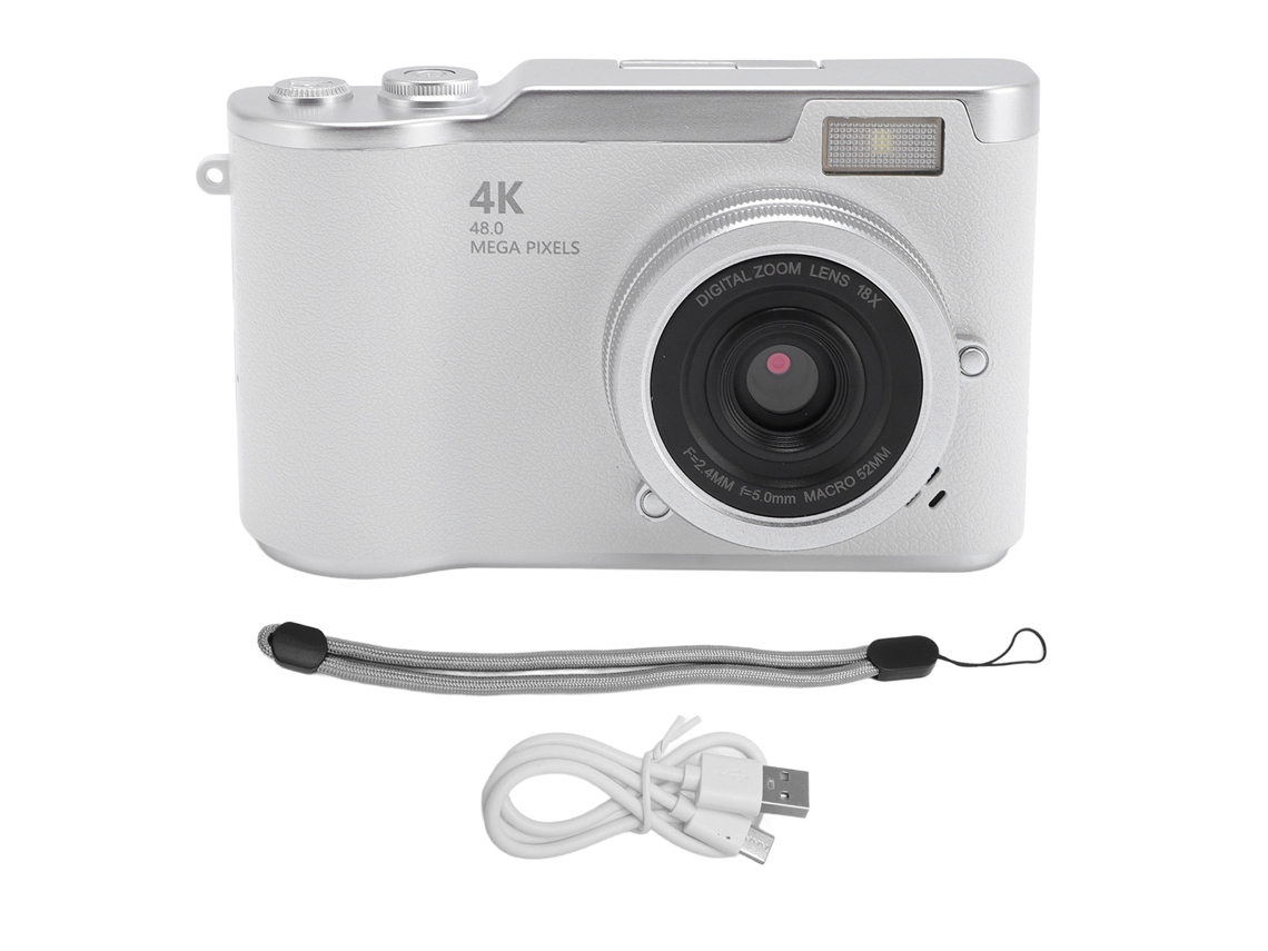 Câmara Ccd Digital Portátil 4k 48mp Tela 2.4 Polegadas Gravação Vídeo