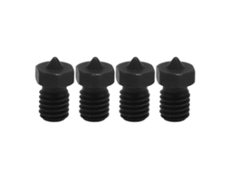 Bico De Impressora 3d (alto Fluxo, Resistente A Altas Temperaturas) Pacote De 4 Bicos De Aço Temperado E3d V6