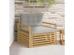 Vidaxl Sofá Exterior Poliéster Branco