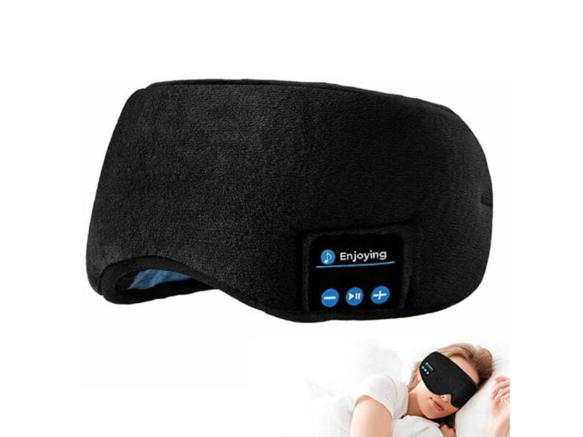 Máscara de Dormir Macia com Fones de Ouvido Bluetooth AQUAFORGE